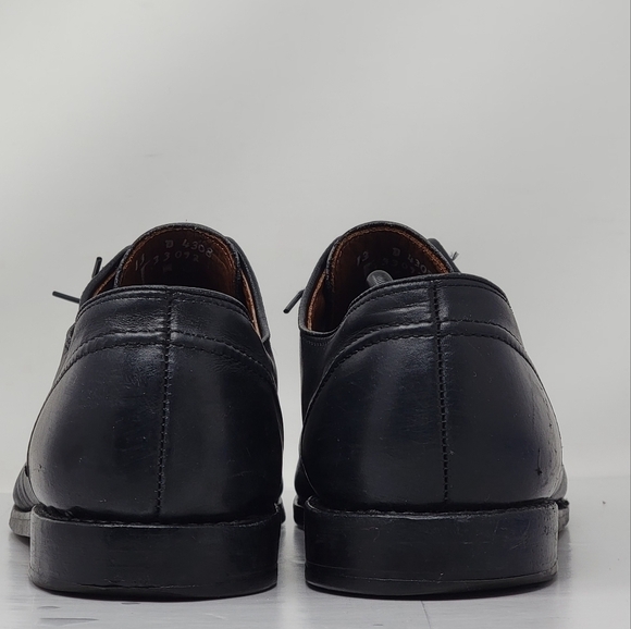 ALLEN EDMONDS La Salle Men\'s Shoes Leather Black Calf Oxford 4308 Size 13D Used main image 9
